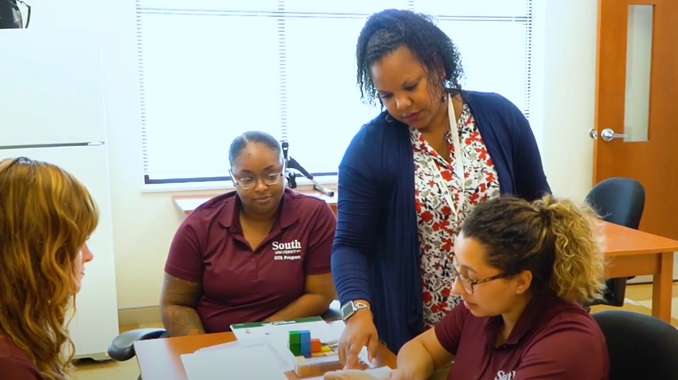 OTA students learning in classroom setting